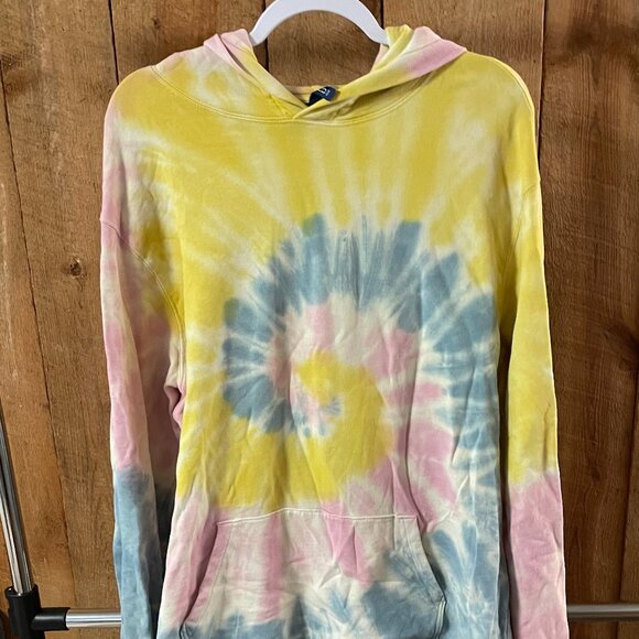 Divided Extra Long Tie Dye Hoodie (XL) - Picture 1 of 4